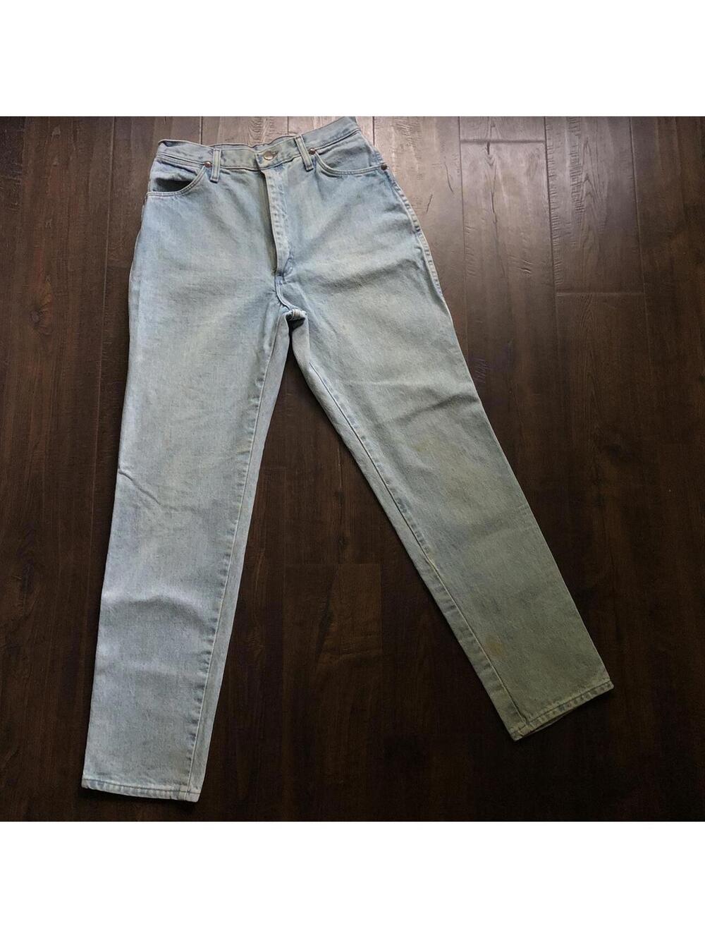 VTG 90s Western Wrangler Jeans 29x31 Womens Rodeo Cowgirl Hippie Boho Cowboy USA - Picture 3 of 6